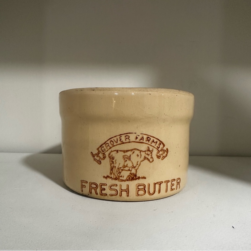 Grover Farms Fresh Butter Crock number 1